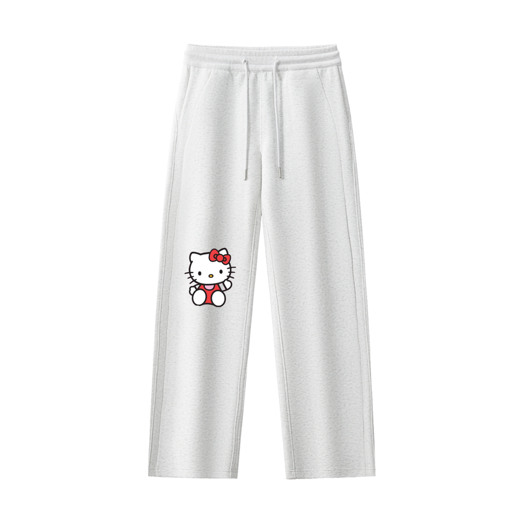 Essential Drawstring Straight-Leg Sweatpants