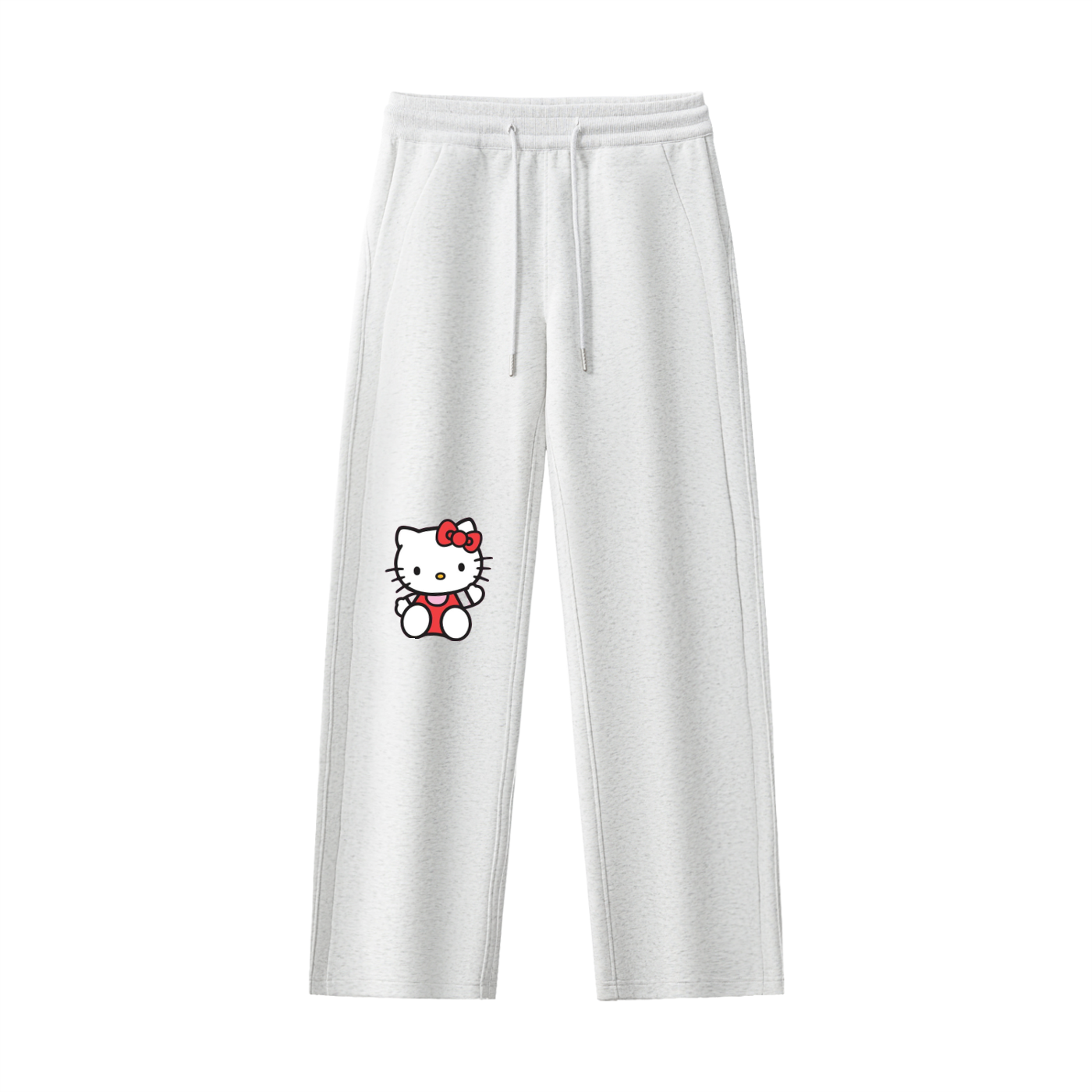 Essential Drawstring Straight-Leg Sweatpants