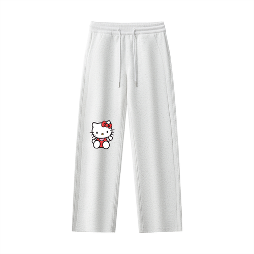 Essential Drawstring Straight-Leg Sweatpants